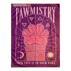 Pink Cute Palmisty Cat Tapestry Hanging Wall Decor